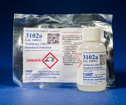 SRM 3102a - 銻(sb)標準溶液