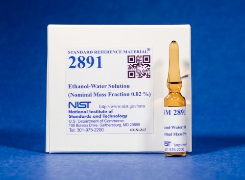 SRM 2891 - 乙醇-水溶液(標稱質量分數0.02%)