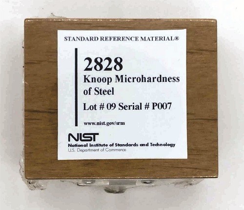 SRM 2828 - 鋼的Knoop顯微硬度