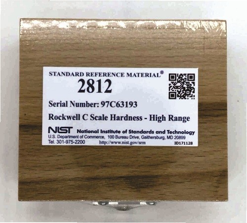 SRM 2812 - 洛氏 C 標度硬度高范圍