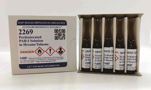 SRM 2269 - 過(guò)氘PAH-I溶液在正己烷/甲苯中的作用