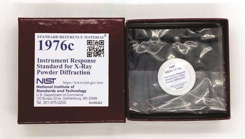 SRM 1976c - X射線粉末衍射儀器響應(yīng)標(biāo)準(zhǔn)