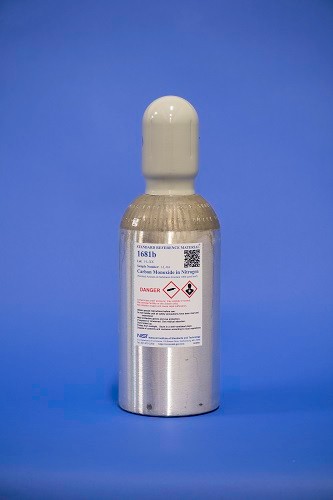  SRM 1681b - 氮氣中的一氧化碳(公稱量-物質分數1000毫微升/摩爾)