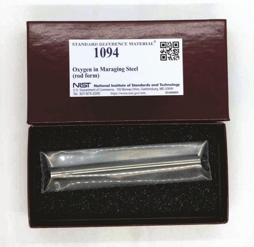 SRM 1094 - 馬氏體時(shí)效鋼中的氧標(biāo)準(zhǔn)品