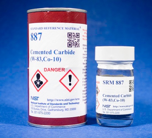 SRM 887 - 硬質合金(W-83，Co-10)標準品