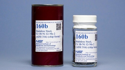 SRM 160b - 不銹鋼(Cr18-Ni12-Mo2)(AISI 316)標準品
